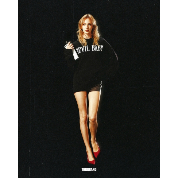 THBB DEVILBABY LONG SLEEVES  -BLACK