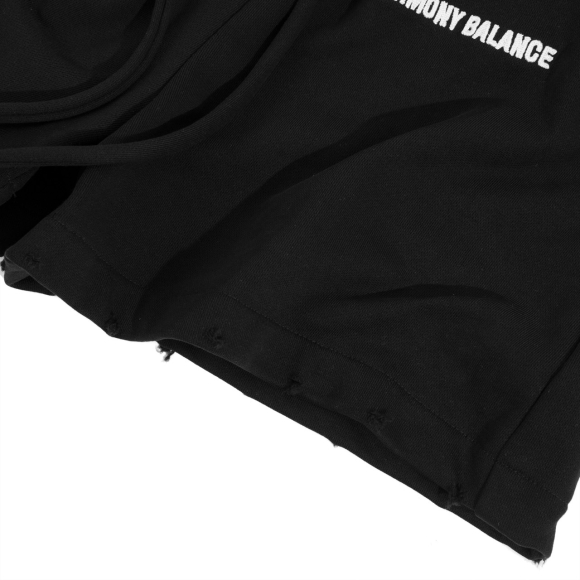 THBB SWEATSHORT FW25 - BLACK