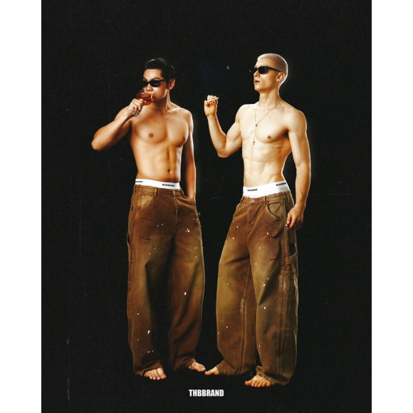 THBB CARPENTER VINTAGE SPLASH - BROWN WASHED