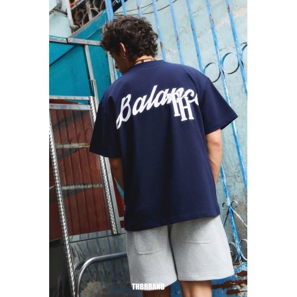 TH-BALANCE  TSHIRT  - NAVY BLUE