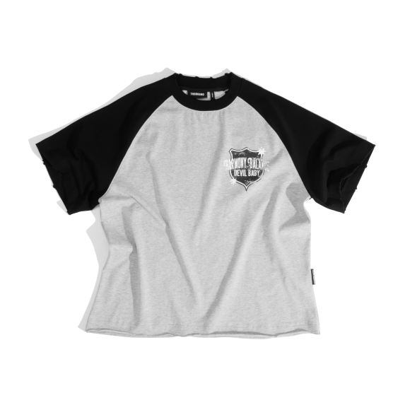 THBB BOXY RAGLAN HARMONY - BADGE - PREMIUM + BLACK