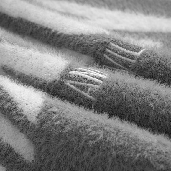 THBB HARMONY SWEATER FUR-KNIT - PREMIUM GREY