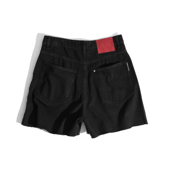 THBB CORE JEANS SHORT - BLACK