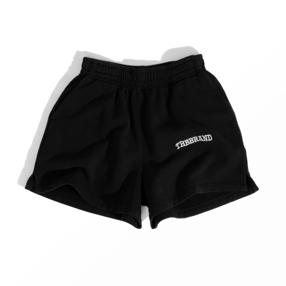 THBB SWEATSHORTS CITYBOI - BLACK WASHED 