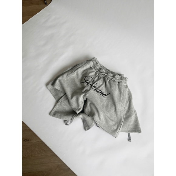 THBB BIG LOGO SHORTS - GREY