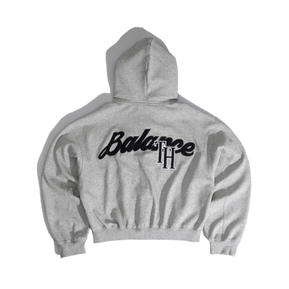  THBB HOODIE ZIP TH-BALANCE - PREMIUM GREY