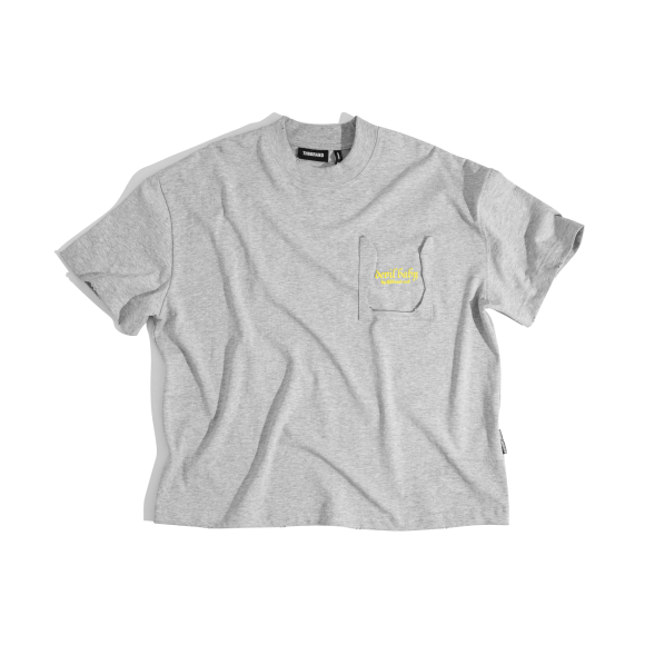 THBB BOXY DEVILBABY TORN POCKET - PREMIUM GREY