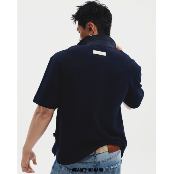 THBB POLO BASIC - NAVY BLUE