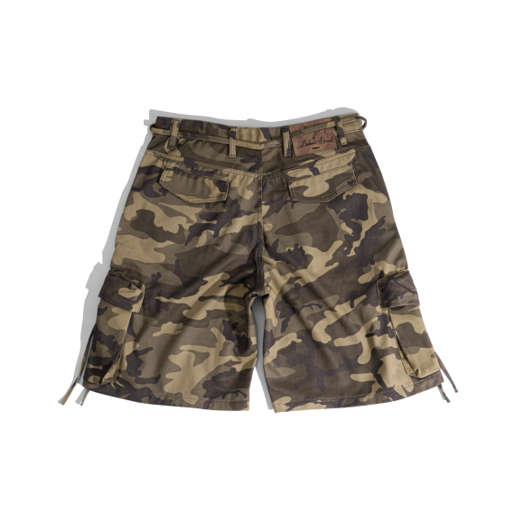 THBB CAMO BAGGY CARGO SHORTS - YELLOW CAMO
