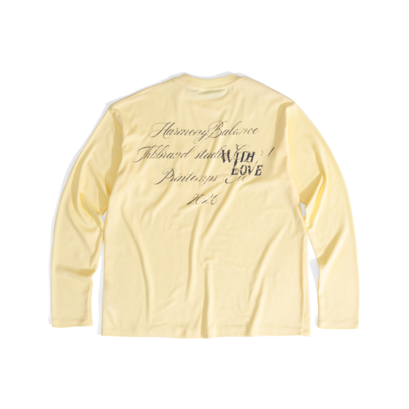 THBB LONG SLEEVES WITH LOVE -  LEMON YELLOW