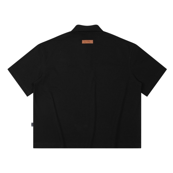 THBB ‘25 BASIC POLO - BLACK