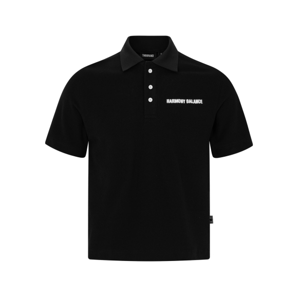  THBB POLO BODY FIT -BLACK