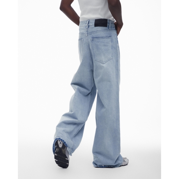 THBB WIDE-LEG DENIM - LIGHT BLUE