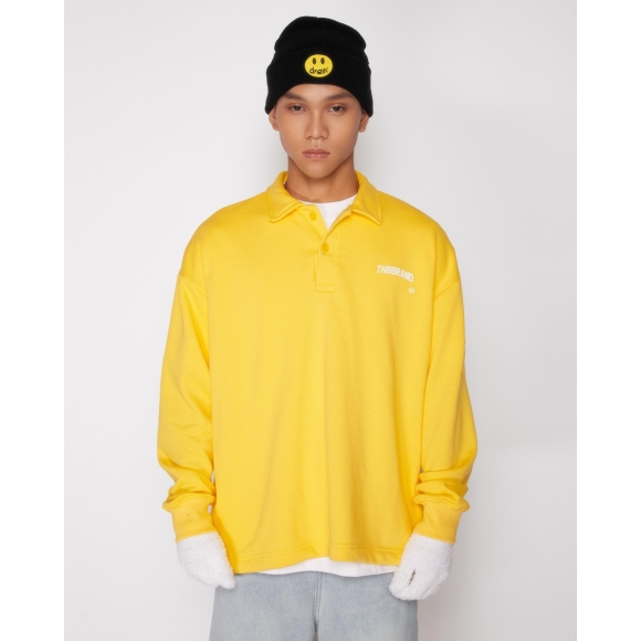THBB POLO SWEATSHIRT - YELLOW