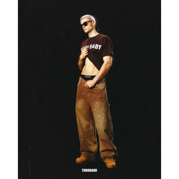THBB CARPENTER VINTAGE SPLASH - BROWN WASHED