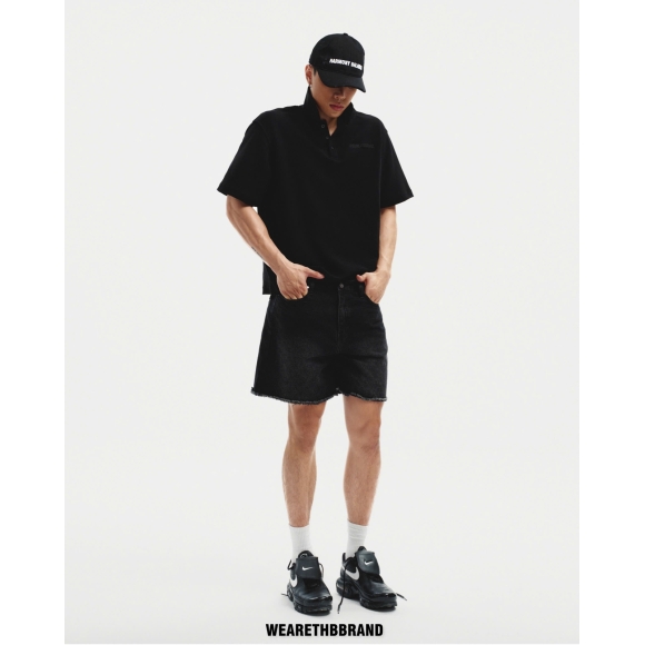 THBB OFFBEAT SHORTS - BLACK