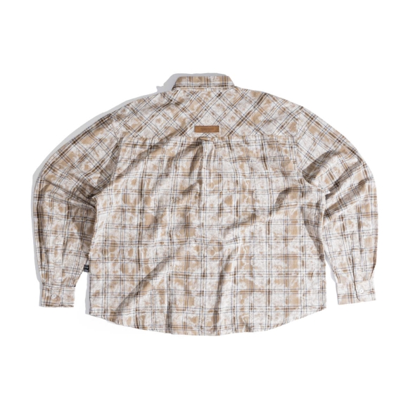 THBB OXIDIZED SHIRT - LATTE