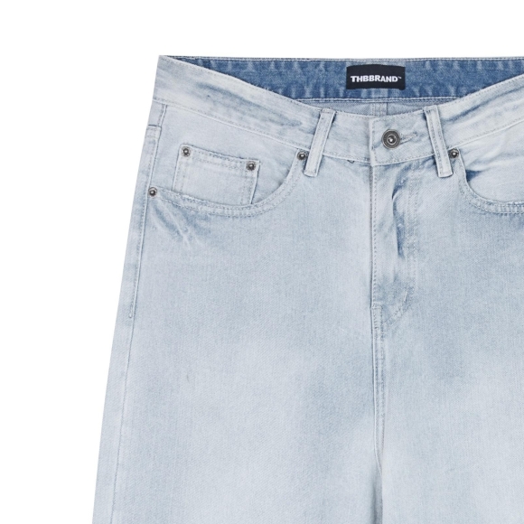 THBB WIDE-LEG DENIM - LIGHT BLUE