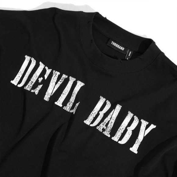 THBB DEVILBABY LONG SLEEVES  -BLACK