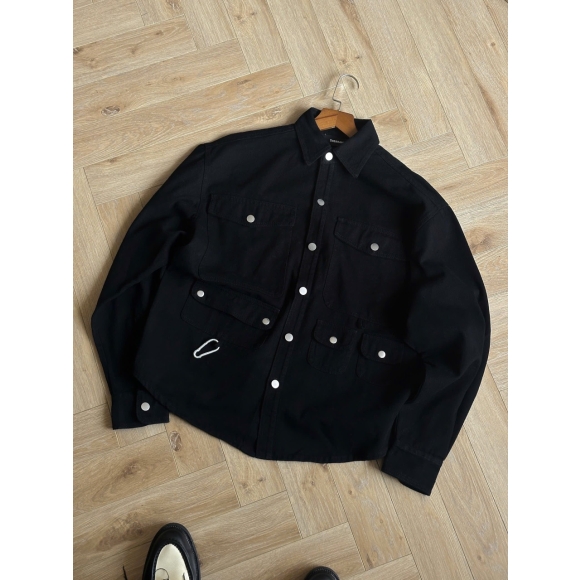 THBB DENIM MENY POCKET - BLACK