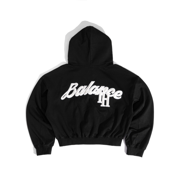 THBB HOODIE ZIP TH-BALANCE - BLACK