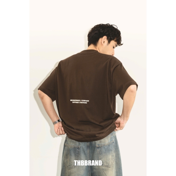 THBB BASIC V1 TSHIRT - DARK CHOCOLATE