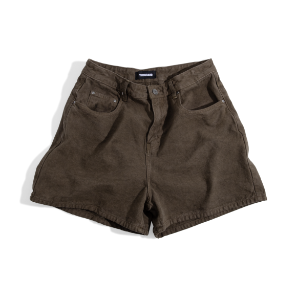 THBB BASIC KHAKI JEANS - BROWN WASHED