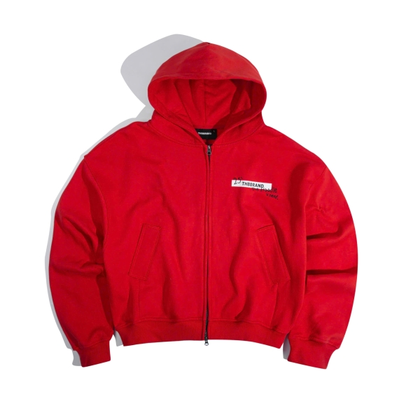 THBB HOODIE ZIPPER 25’ BASIC - RED