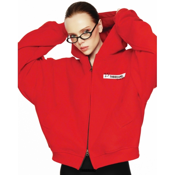 THBB HOODIE ZIPPER 25’ BASIC - RED