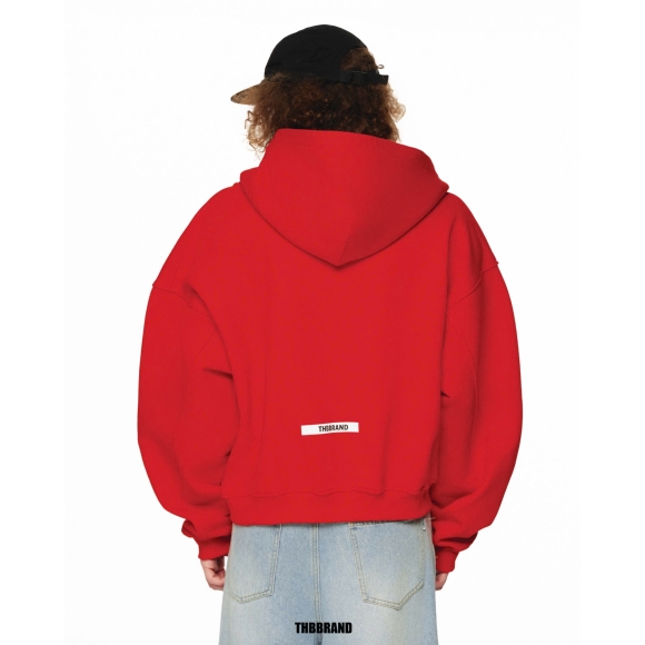 THBB HOODIE ZIPPER 25’ BASIC - RED