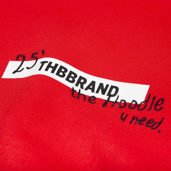 THBB HOODIE ZIPPER 25’ BASIC - RED