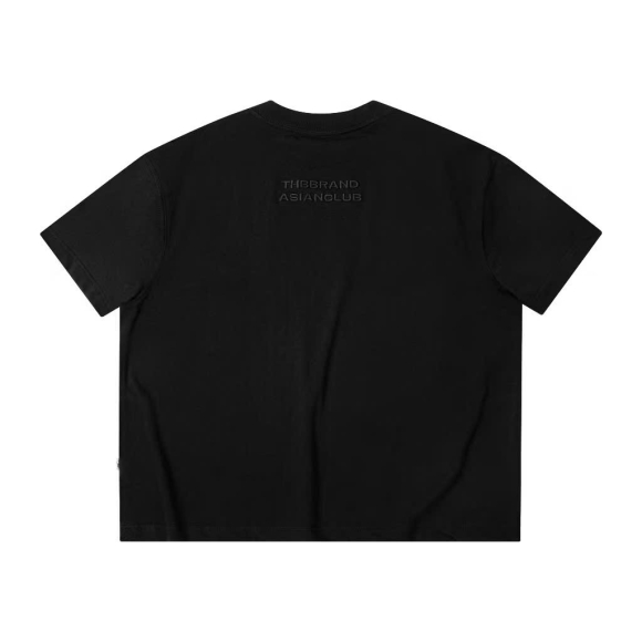 THBB TORN POCKET TSHIRT - BLACK