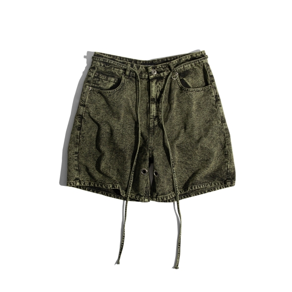 THBB '25 GREEN WASHED SHORTS 