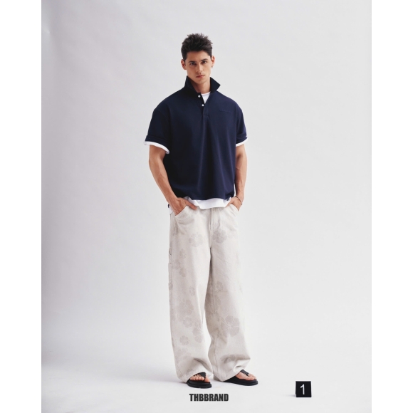 THBB ‘25 BASIC POLO - NAVY BLUE