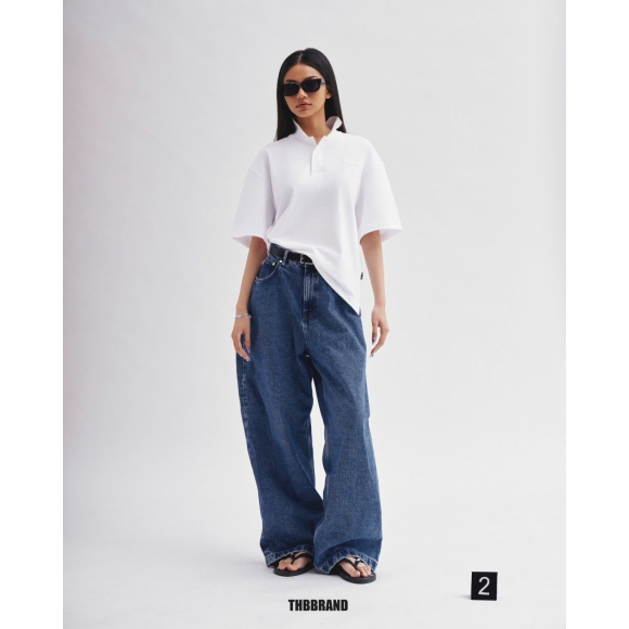 THBB ‘25 BASIC POLO - WHITE
