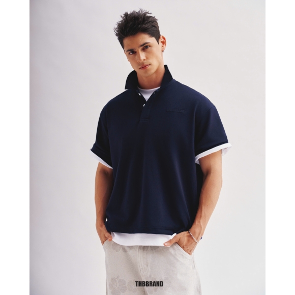 THBB ‘25 BASIC POLO - NAVY BLUE