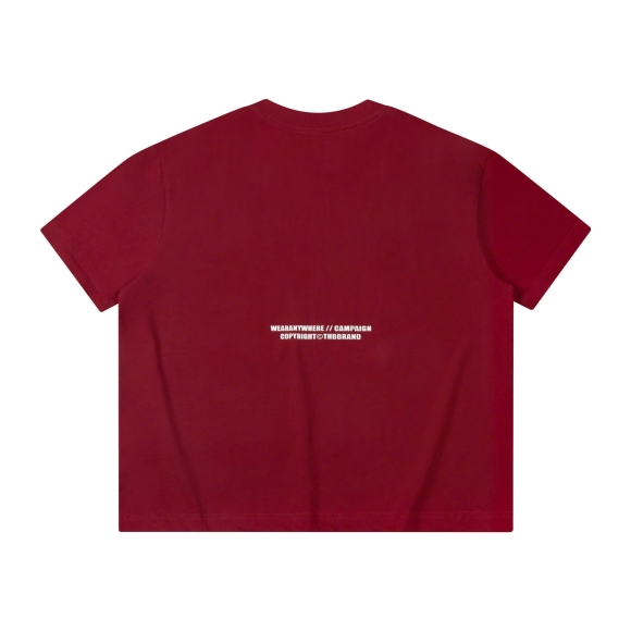 THBB BASIC V1 TSHIRT - WINE RED