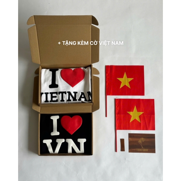 THBB I LOVE VIETNAM + TẶNG KÈM CỜ - BLACK