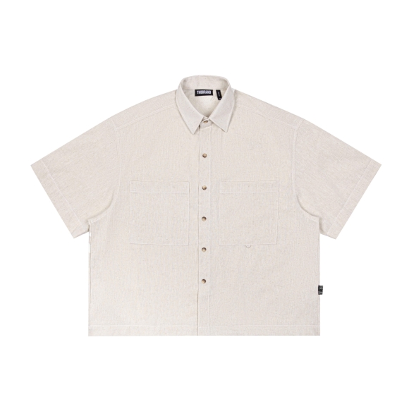THBB COCOCHILL LINEN SHIRTS - BEIGE