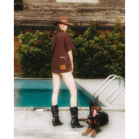 THBB COCO LATTE TSHIRT -DARK CHOCOLATE