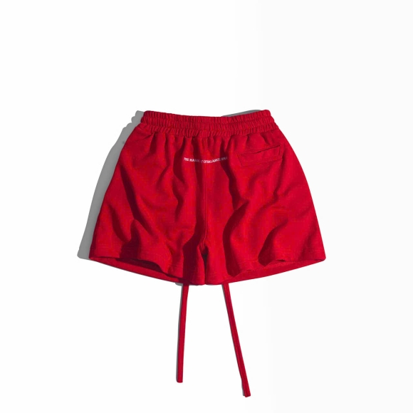 THBB PLUM SWEATSHORTS - RED