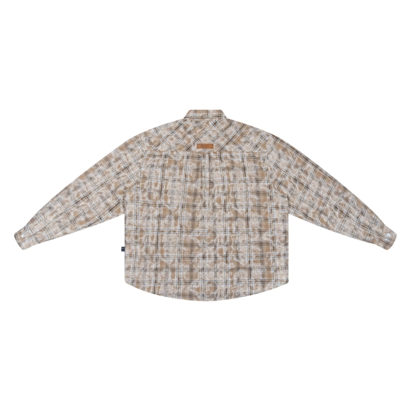 THBB OXIDIZED SHIRT - LATTE
