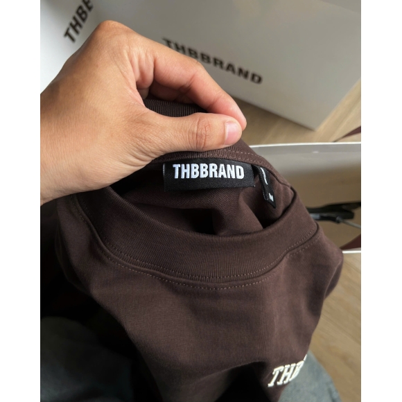 TH-BALANCE  TSHIRT  - DARK CHOCOLATE
