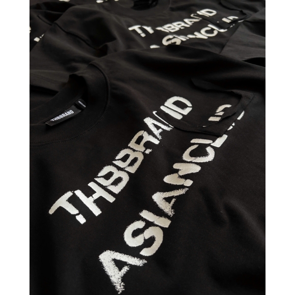 THBB TORN POCKET TSHIRT - BLACK