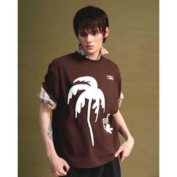 THBB COCODRINK TSHIRT - DARK CHOCOLATE