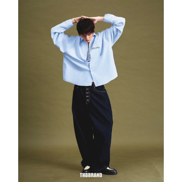 THBB BIG OXFORD SHIRT - BLUE