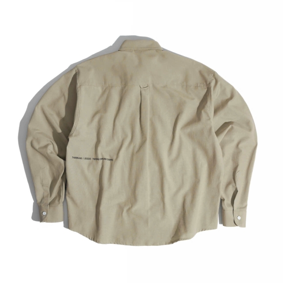 THBB BIG OXFORD SHIRT - BEIGE