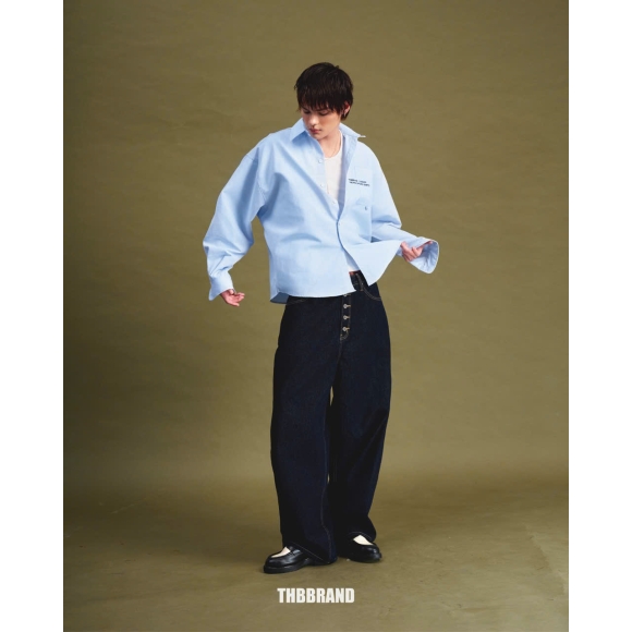 THBB BIG OXFORD SHIRT - BLUE