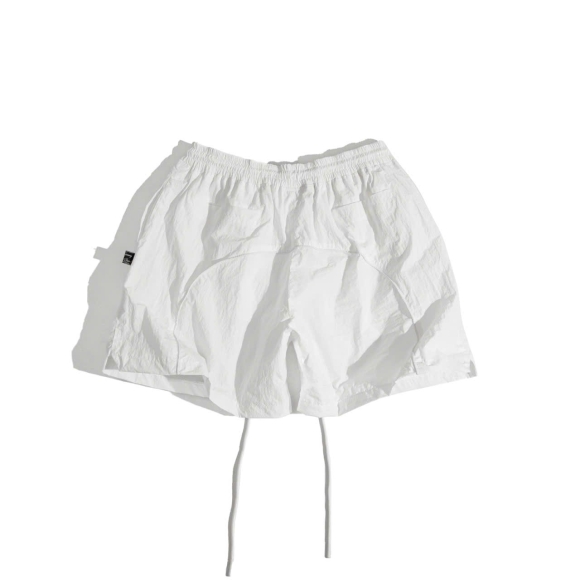 THBB NYLON SHORTS - WHITE