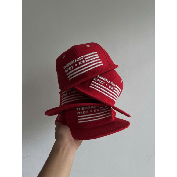 THBB FLAG SNAPBACK - RED